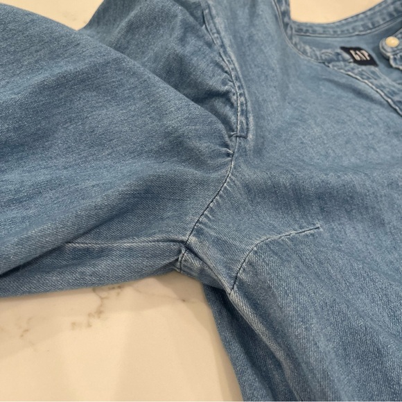 GAP Woman’s Blue Denim Dress with buttons and pockets - Picture 11 of 16